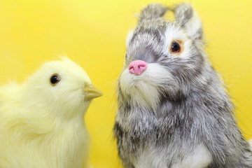poussin et lapin