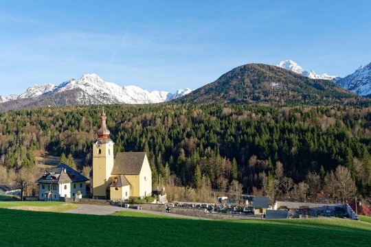Italien - Tarvis - Kirche des heiligen Leonard