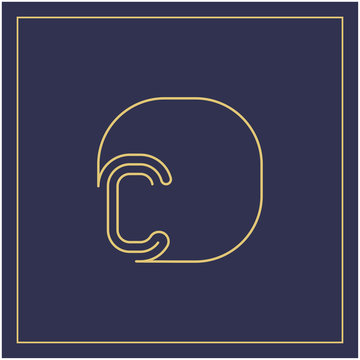 Minimal C Monogram Logo Design