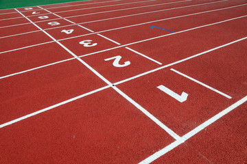 Numbering of plastic runway