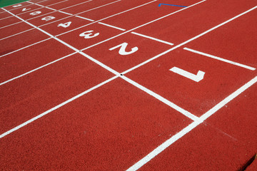 Numbering of plastic runway