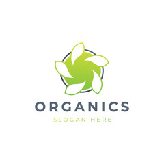 Abstract nature logo design