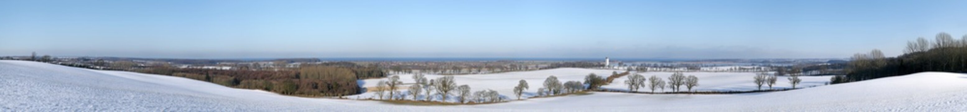 Panker im Winter Panorama
