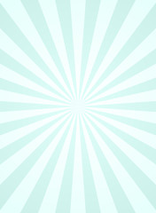 Sunlight narrow vertical abstract background. Powder blue and white color burst background.
