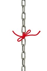 Repaired broken chain
