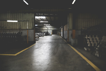 Inside of a factory