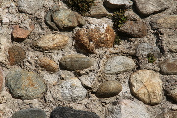 ancient wall stones and mornings
