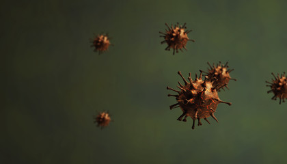 New coronavirus 2019-ncov. 3D illustration