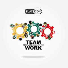 Fototapeta premium Flat design illustration concepts for business analysis and planning, consulting, team work, project management, financial report and strategy . Concepts web banner and printed materials.