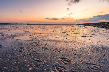 Sonnenuntergang an der Nordseek&uuml;ste