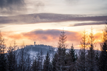 Blick auf den Wurmberg im Harz
