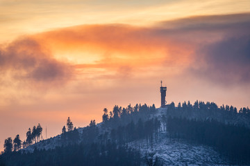 Blick auf den Wurmberg im Harz