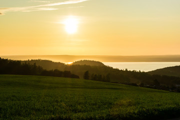 Naklejka premium Sunset