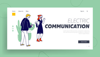 Personality Types Psychological Person Profile Website Landing Page. Extrovert and Introvert Human Mental Differences. Individual Temperament of People Web Page Banner Cartoon Flat Vector Illustration