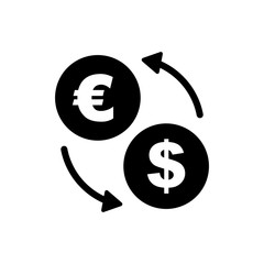 Best Money Exchange Convert Icon Vector Design Template