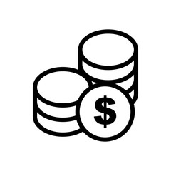 Simple Money Icon Vector Design Template
