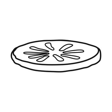 recommend clip art: Isolated object of cucumber and slice logo. Web element of cucumber and pickle stock vector illustration.