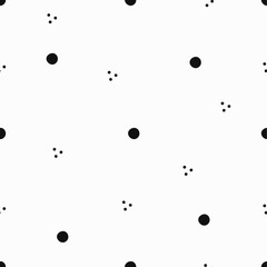 Simple black and white minimalist pattern design. Abstract square background with different geometric shapes.