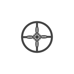 the wheel icon design vector logo template EPS 10