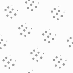 Simple black and white minimalist pattern design. Abstract square background with different geometric shapes.