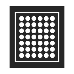 Ventilation grate vector icon.Black,simple vector icon isolated on white background ventilation grate.