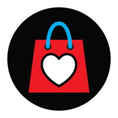 cart shopping icon design vector logo template EPS 10