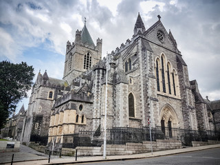 Fototapeta na wymiar Christ Church Cathedral in Dublin, Ireland