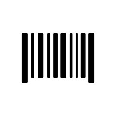 Bar code outline icon. Symbol, logo illustration for mobile concept and web design.