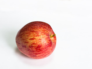 red apple isolated on white