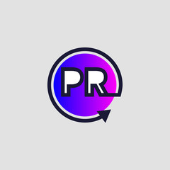 logo with letters pr