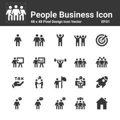People Icons Work Group Team Vector