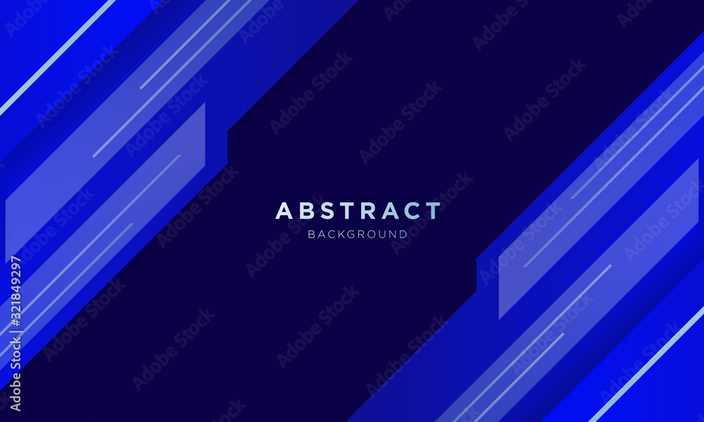 Poster abstract blue sport background with arrow shape and speed effect	 - Posters