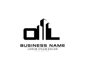 Fototapeta premium O L OL Initial building logo concept