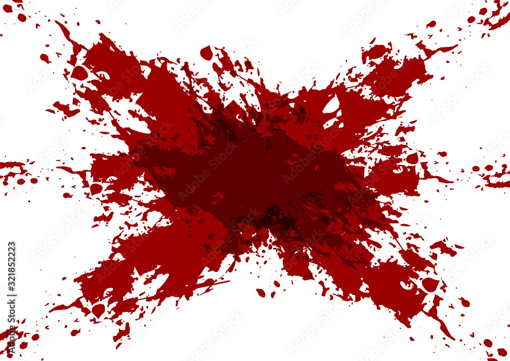 Poster abstract vector splatter red color design background.illustration vector design