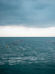 日本三景、松島の島巡り観光船からの景色。
