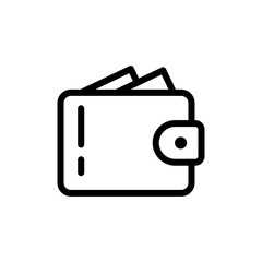Best Wallet Icon Vector Template Design