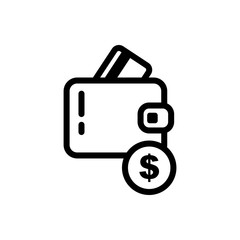 Best Wallet Icon Vector Template Design