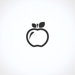 Apple set. Collection icons apple. Vector