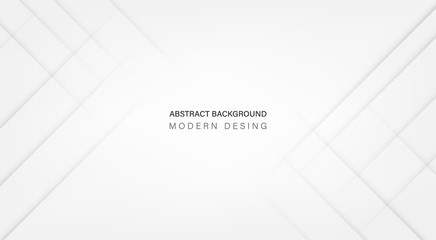 Grey white abstract background modern design