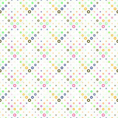 Seamless circle pattern background design - abstract colorful vector graphic from rings