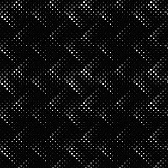 Black and white circle pattern background - monochrome abstract vector design