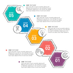 Business infographics. Chart of choice with steps, options. Vector diagram.