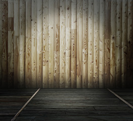 old wooden interior