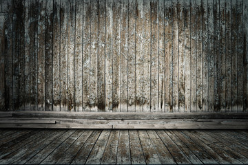 old wooden interior
