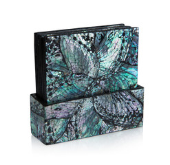 Coasters made of abalone shells