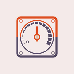 Obraz premium gauge meter icon