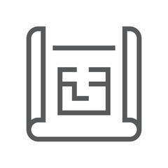 engineering drawing icon