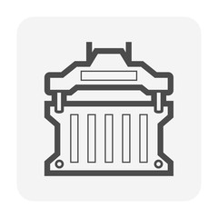 crane cargo container icon