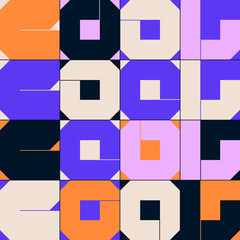 Cool Text Vector Geometric Artwork