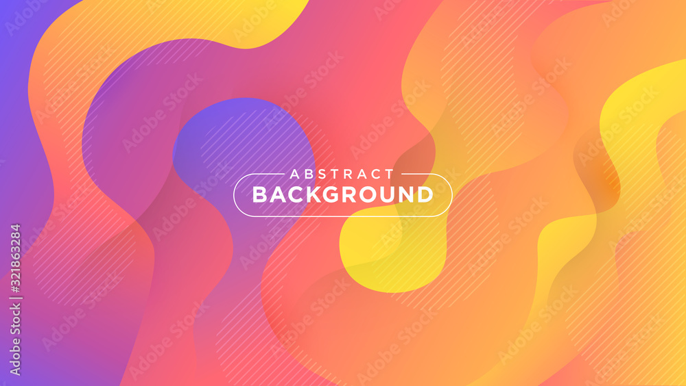 Poster abstract background. dynamical colorful gradient with flowing liquid shapes. eps 10 vector illustrat